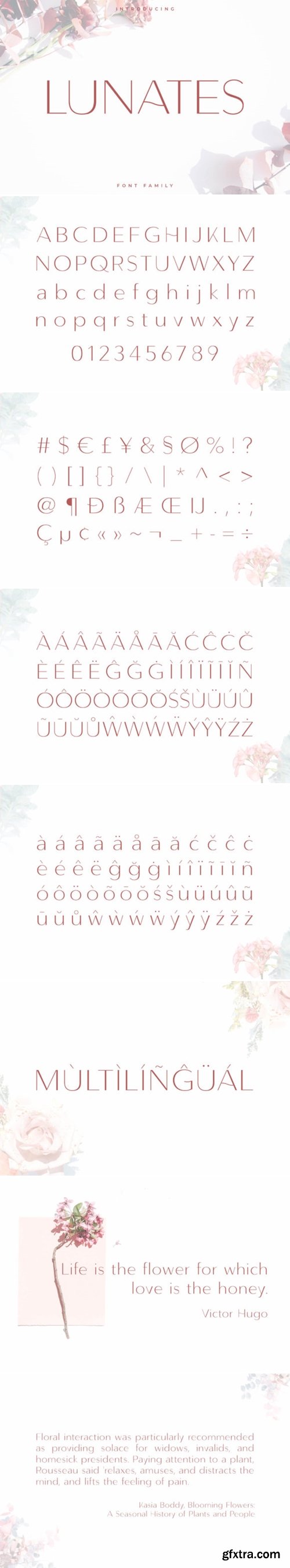 Lunates Font