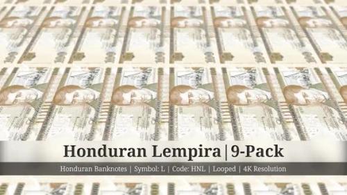 Videohive - Honduran Lempira | Honduras Currency - 9 Pack | 4K Resolution | Looped - 35023318 - 35023318