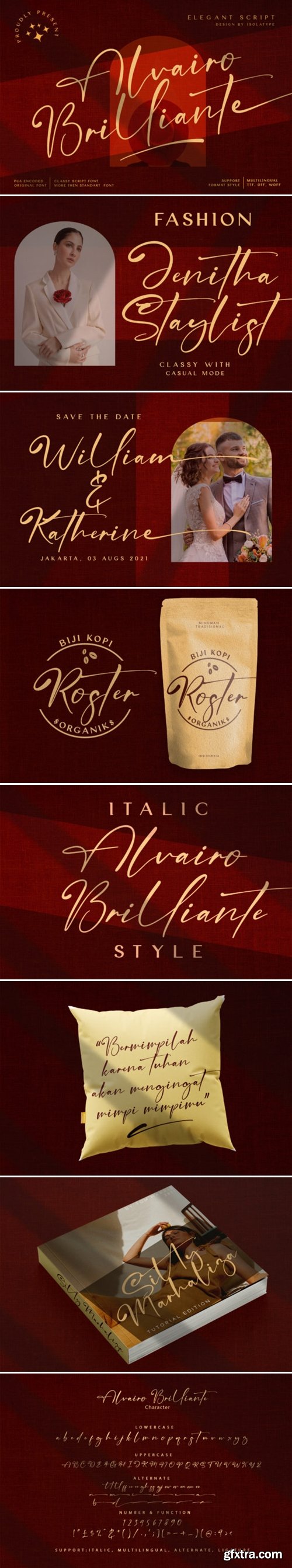Alvairo Brilliante Font