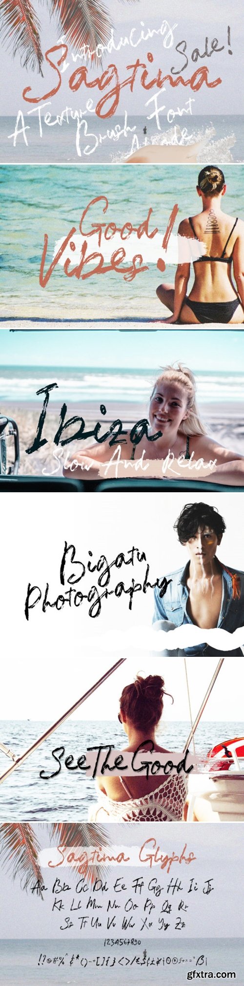 Sagtima Brush Font