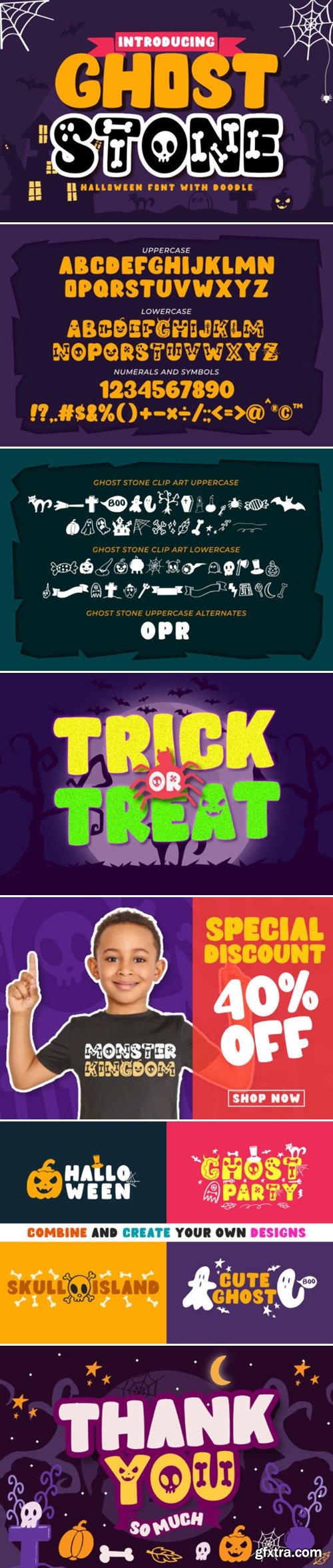 Ghost Stone Font