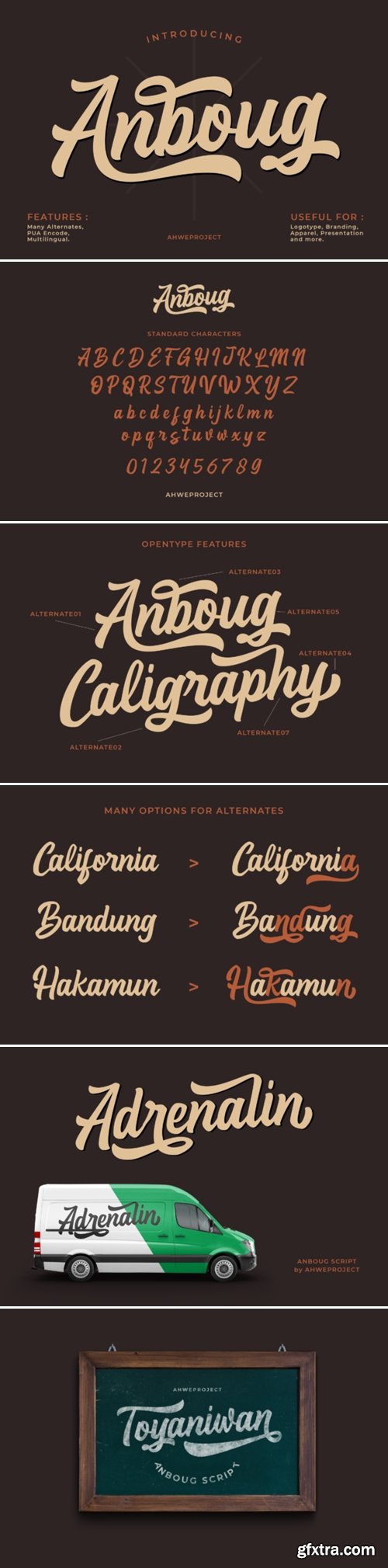 Anboug Font