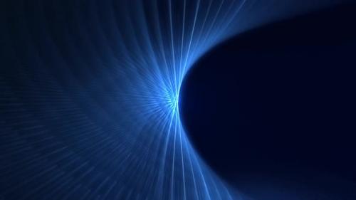Videohive - Blue Spiraling Fractal Light Beams Motion Background - 34991982 - 34991982