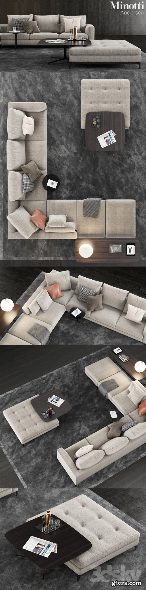 Minotti Andersen Sofa