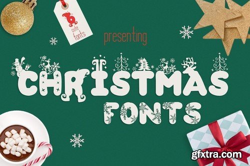 The Christmas Fonts Bundle