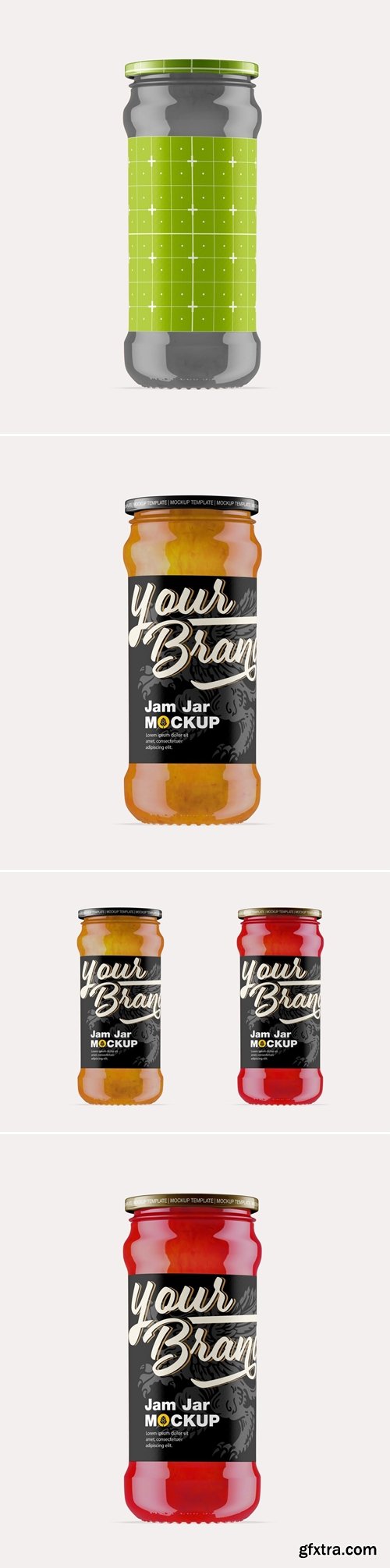 Sauce Jar Mockup
