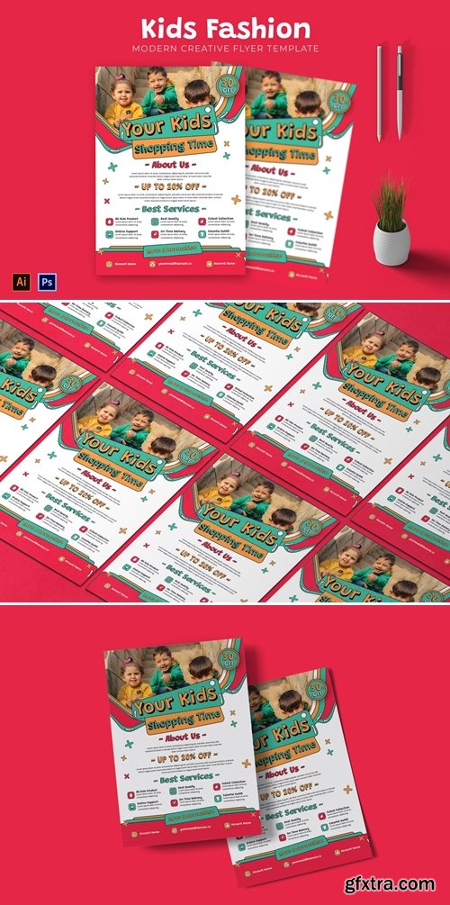 Kids Shoping - Flyer AC