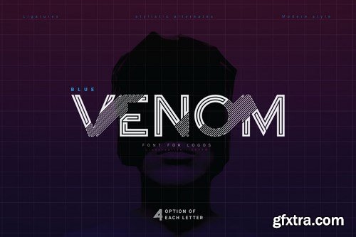 Blue Venom Font
