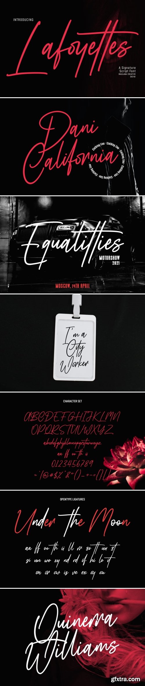 Lafoyettes Script Font