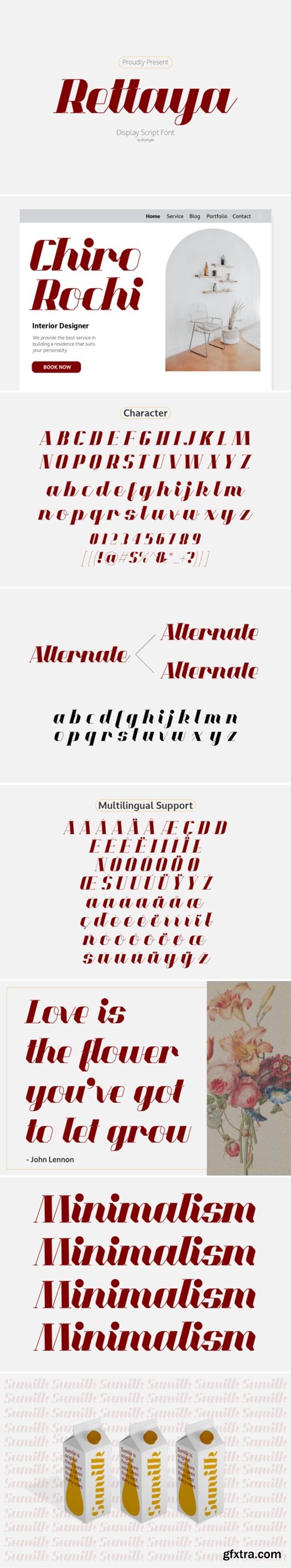 Rettaya Font