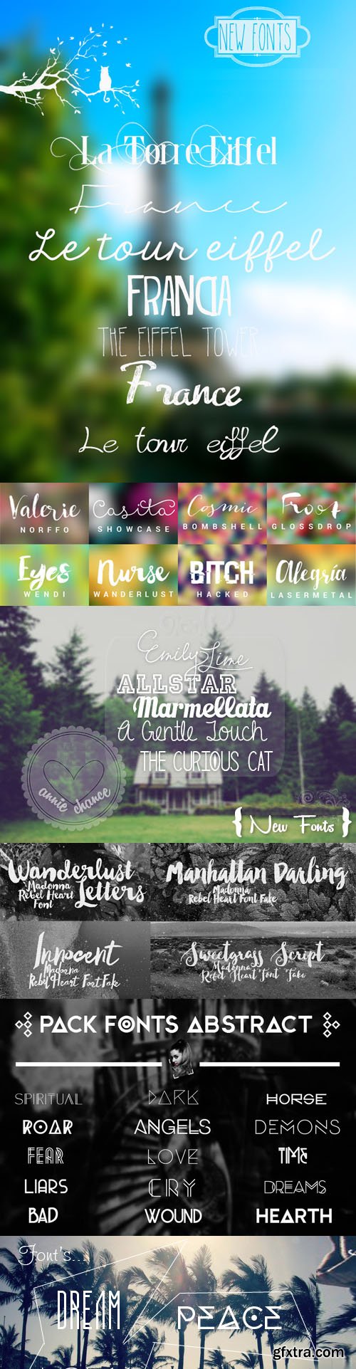 60+ New Fonts Pack 60+ New Fonts Pack