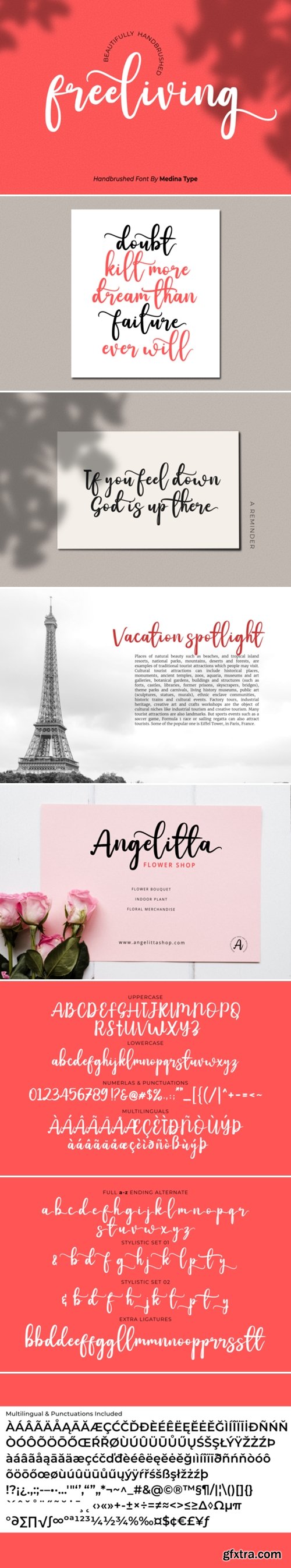 Freeliving Font
