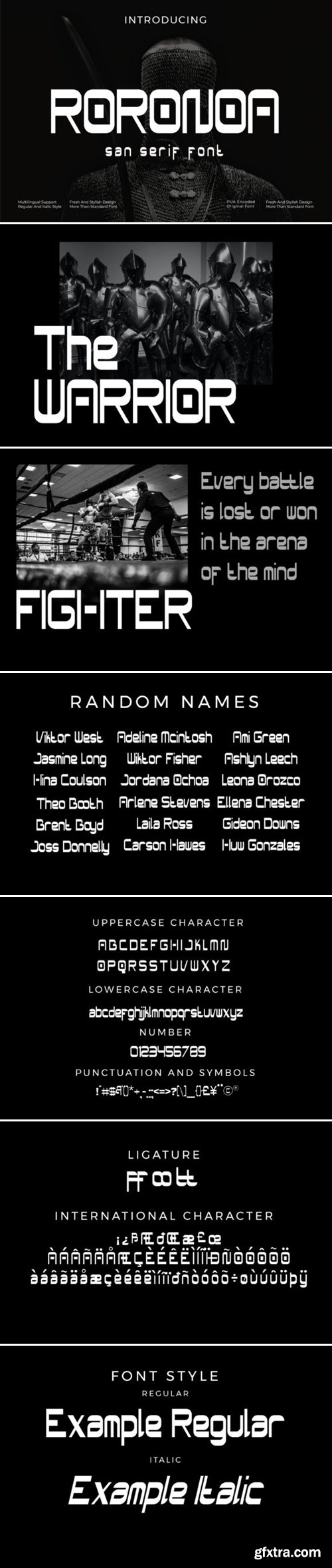 Roronoa Font