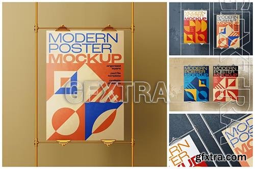 Modern Poster Mockup Set 75LWN96