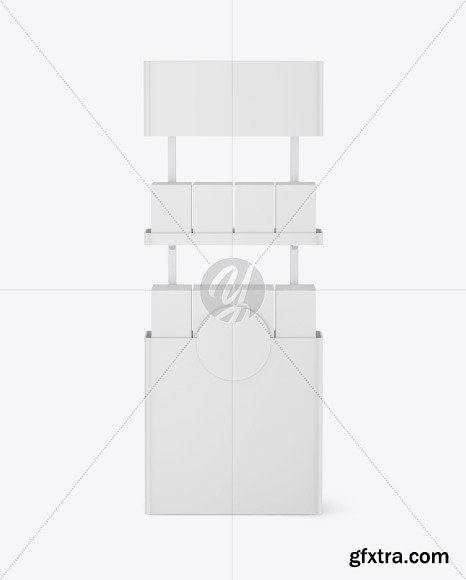 Plastic Display Stand Mockup 88985