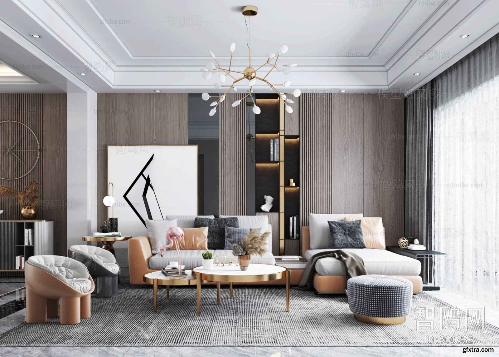 Modern Living Room 900382 GFxtra