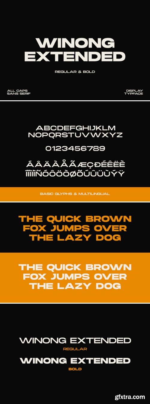 Winong Extended Font