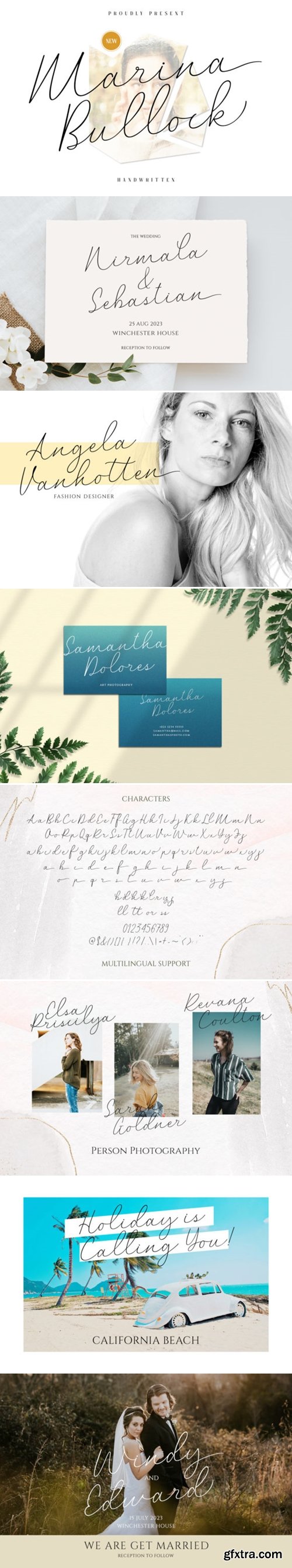 Marina Bullock Font