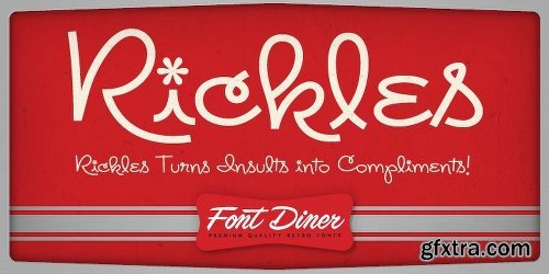 FontDiner Retro Vintage Font Bundle