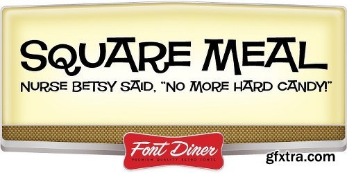 FontDiner Retro Vintage Font Bundle