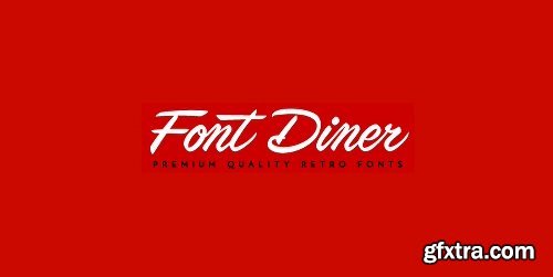 FontDiner Retro Vintage Font Bundle