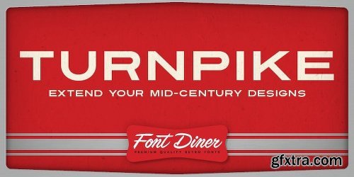 FontDiner Retro Vintage Font Bundle