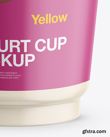 Plastic Cup with Foil Lid Mockup 16408