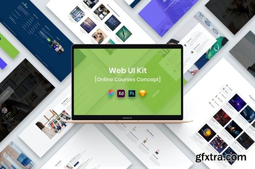 Online Courses Web UI Kit-02