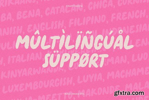 Crafty Bestie - Playful Brush Font