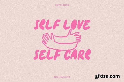 Crafty Bestie - Playful Brush Font