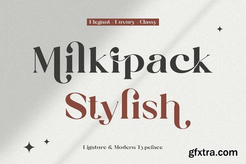 Milkipack Stylish Font