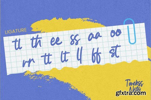 Timeless Notes - Natural Hand Drawn Font