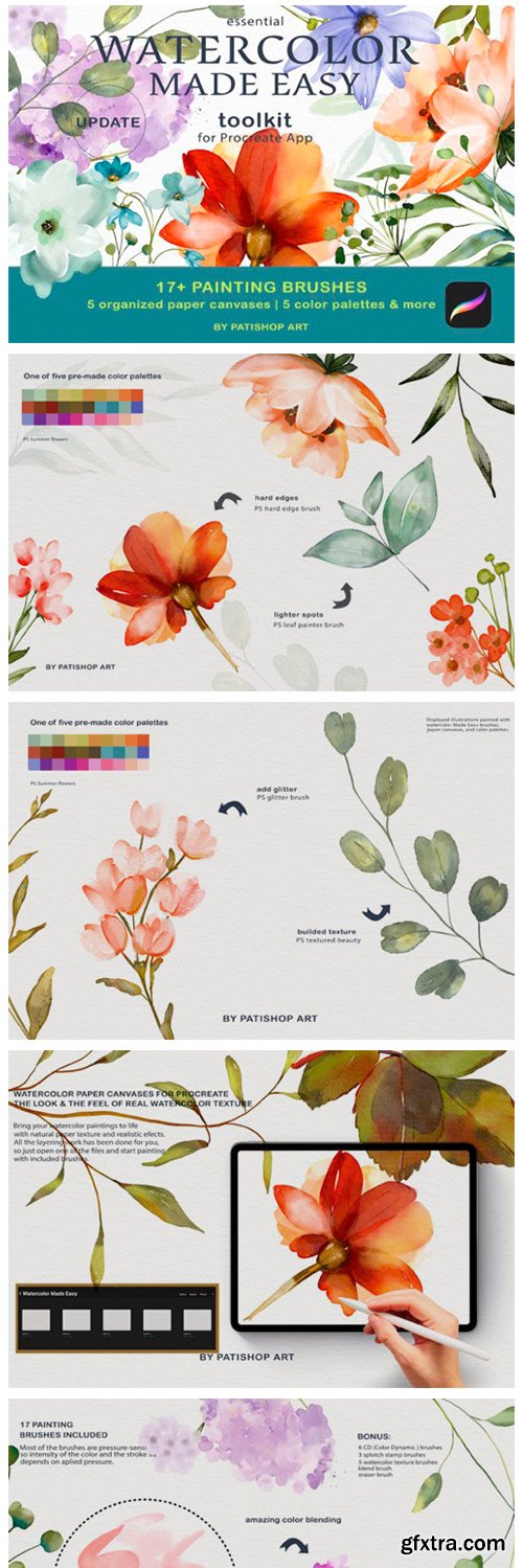 Watercolor Brushes for Procreate 21265766