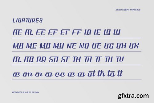 Black Coopy Typeface Font