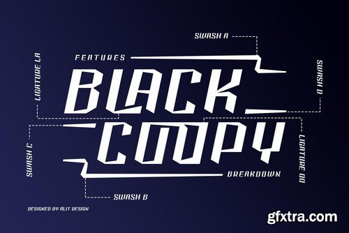 Black Coopy Typeface Font