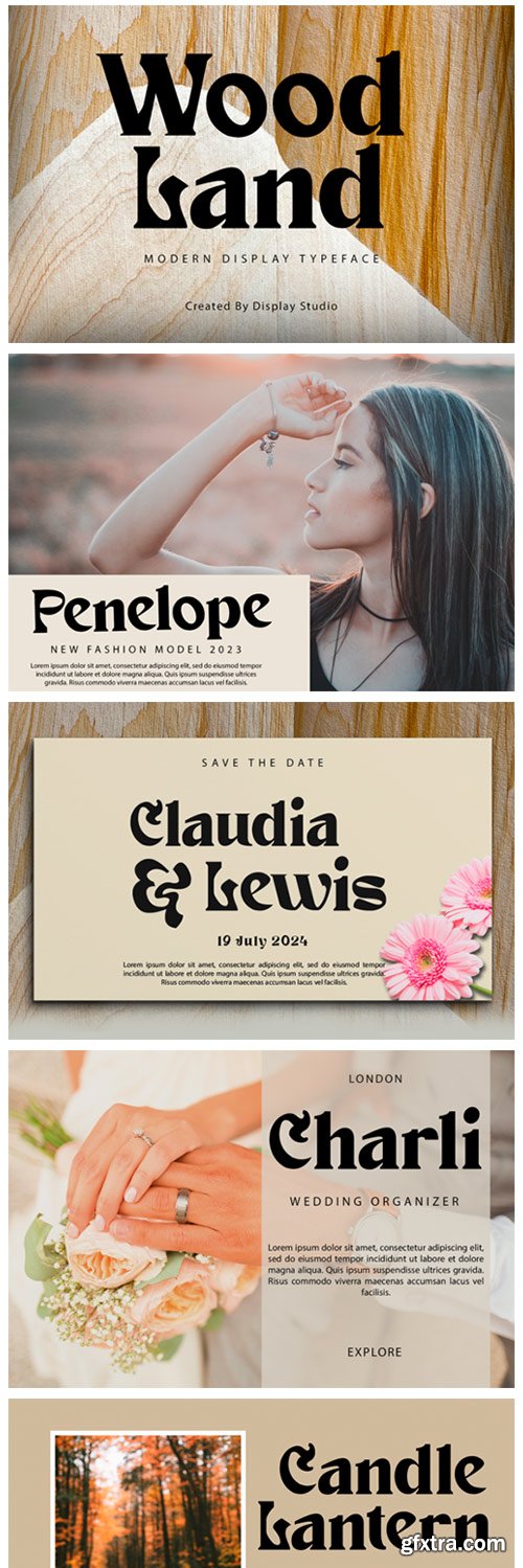 Wood Land Font