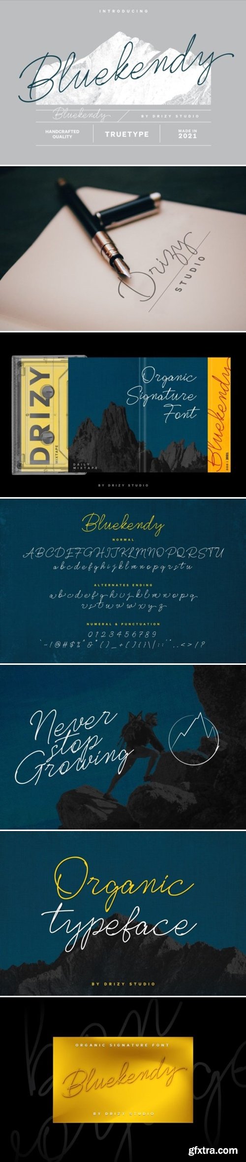 Bluekendy Font