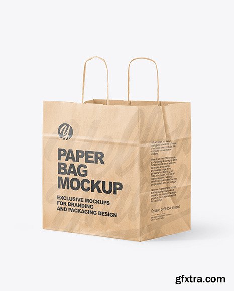 Kraft Paper Bag Mockup 87854