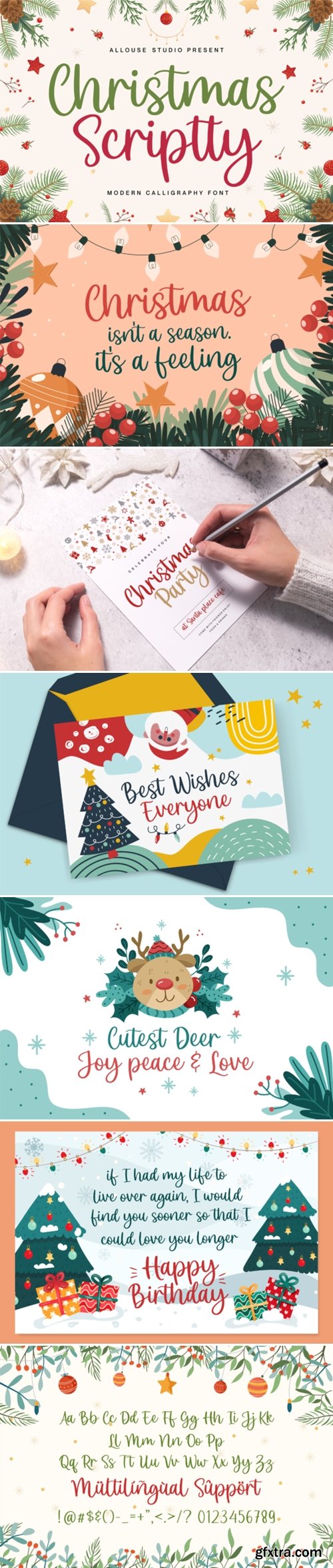 Christmas Scriptty Font