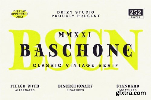Baschone Font