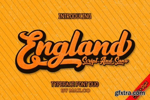 England Script Font Family - 4 Fonts England Script Font Family - 4 Fonts