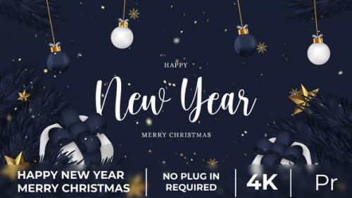 Videohive - Merry Christmas and Happy New Year / MOGRT - 35199713 - 35199713