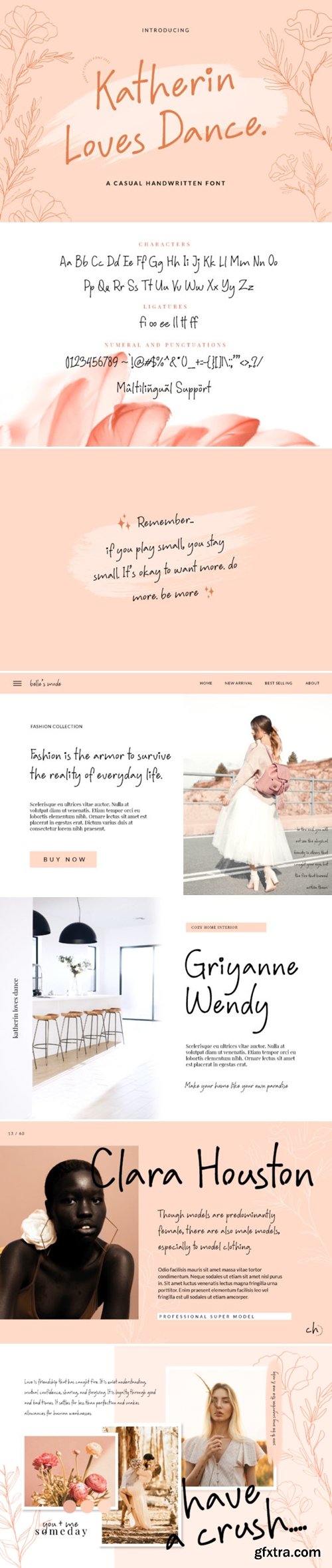 Katherin Loves Dance Font