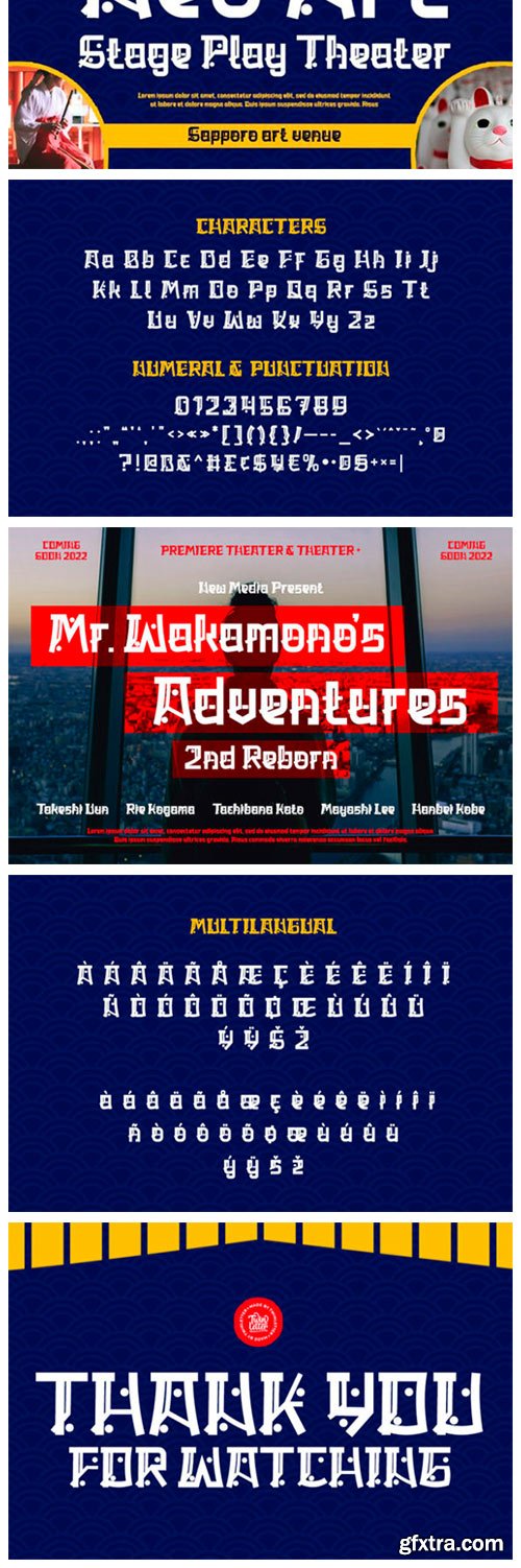 Jinkay Faux Japanese Font