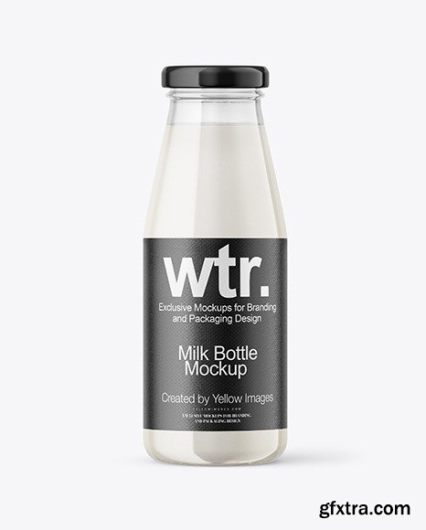 Milk Bottle Mockup 88448