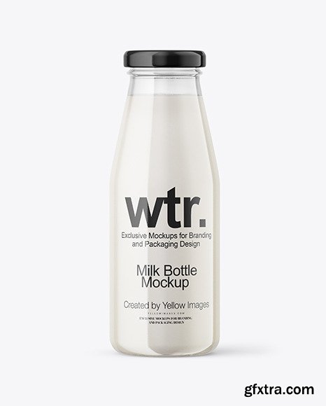 Milk Bottle Mockup 88448