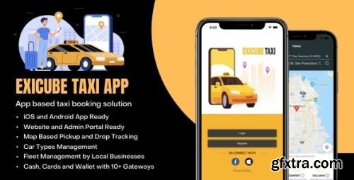 CodeCanyon - Exicube Taxi App v1.5.2 - 24009645