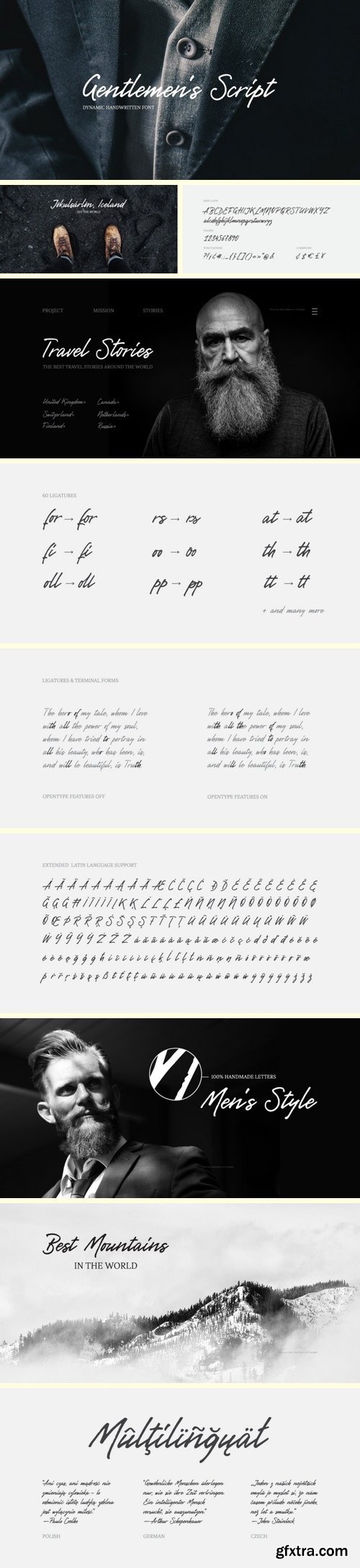 Gentlemens Script Font