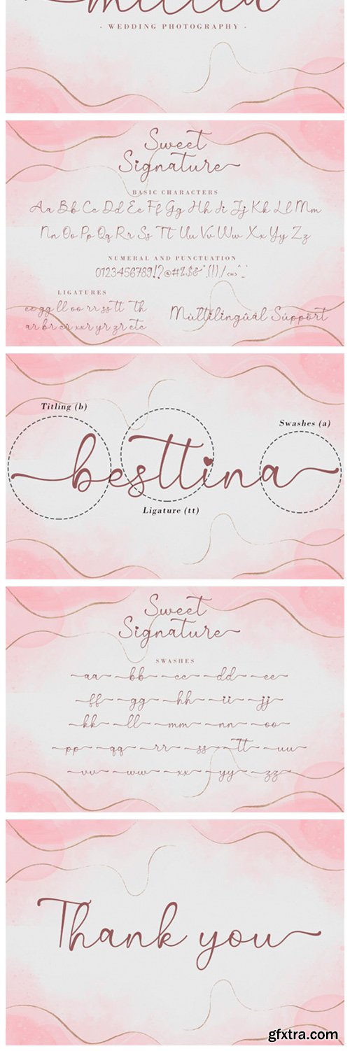 Sweet Signature Font
