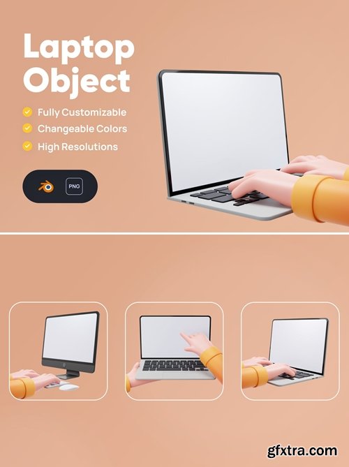 Laptop 3D Object